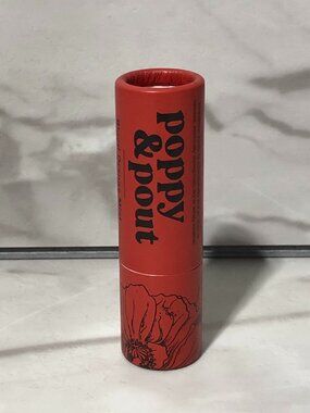 Poppy and Pout Blood Orange Mint lip balm
